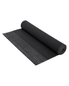 Cañizo de PVC 100x1000cm 2x (5m) antracita cortavientos para jardín