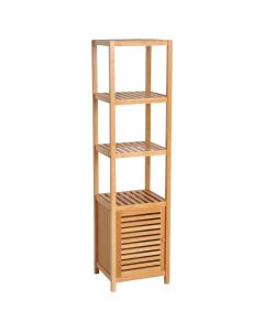 Estantería bambú baño 33x36.5x140 cm bambú color marrón Homcom