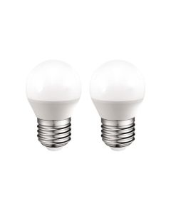 Pack 2 bombillas a2bc E27 6w luz fria 6000k