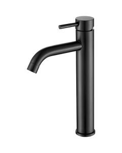 Valaz grifo de lavabo alto para pica monomando redondo negro