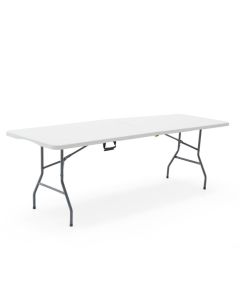 Mesa plegable y portátil Gardiun new koln 240x74x74 cm de resina en color b