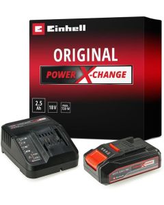 Kit de inicio power x change - einhell - 18v 2,5 ah - batería li-ion - carg
