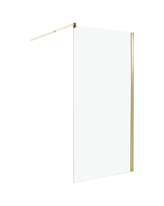 Mampara de ducha ahaus 100 x 190 cm dorado