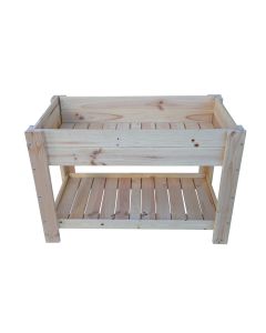 Mesa de cultivo de madera 119x65x80cm 115l toscares natural