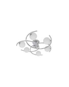 Lampara plafon conil cromo  63cm