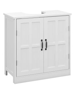 Armario de baño 60x30x60 cm color blanco kleankin, hogar - baño
