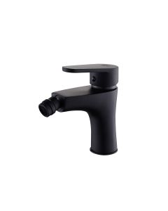 Grifo monomando de bidet serie black bidasoa
