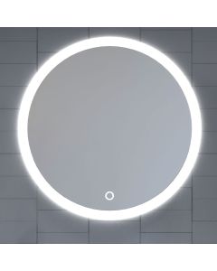 Kibath espejo LED 20w moo 20w redonda de 80 cm espejo 6000k