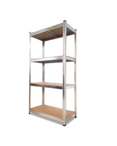 Estantería metálica galvanizada nyana home 700kg 4 baldas 160x80x40cm