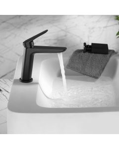 ► grifo de lavabo bélgica negro mate [ imex® ]