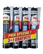 Adhesivo montaje extra fuerte - 4 uds