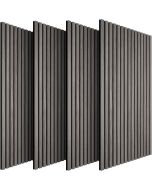 4 paneles de pared decorativos madera roble gris claro