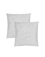 Pack 2 rellenos de cojín 40x40cm fibra hueca fusionhome