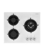 Placa gas corbero cpcgy2313w 3 fuegos 7,75 kw blanco