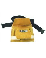 Bolsa de herramientas - EDMa - marrón - cuero genuino - 8 bolsillos - cintu