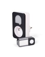 Timbre inalámbrico sin pilas con enchufe integrado sone + black
