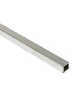 Tubo cuadrado aluminio bruto 100 x 1 x 1 cm