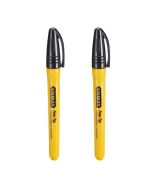Pack 2 marcadores de punta fina negro stanley