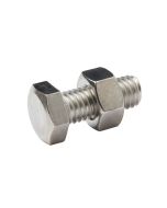 Perno y tuerca hexagonal 8x20 mm 10 uds