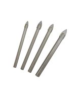 Juego 4 brocas cerámica y vidrio universal fit