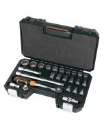 Juego de llaves y vasos 1/2" 25 piezas magnusson