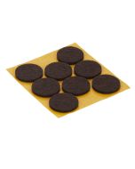 Deslizador fieltro adhesivo ø 25 mm diall 8 uds