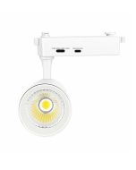Foco LED blanco orientable 40w parma, carril monofásico, 4400lm, 4cct