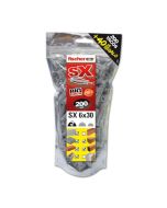 Big pack tacos sx 6x30 mm fischer 200+40 uds