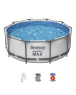 Piscina desmontable tubular Bestway steel pro max 305x100 cm con depuradora