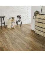 Suelo laminado roble oscuro 8mm AC5 Herradura
