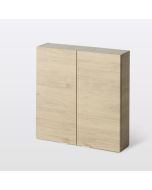 Mueble de baño auxiliar suspendido Idalie color roble 60x60x15cm