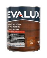 Barniz al agua sapelli satinado 750 ml Evalux