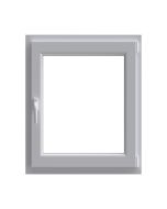 Ventana PVC oscilobatiente blanco derecha 100x80 cm