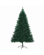 Árbol de navidad ø102x180 cm PVC, soporte de acero color verde Homcom
