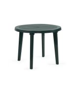 Mesa de jardín redonda ø90cm de polipropileno