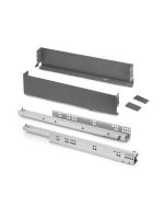 Emuca cajón exterior simplex 25kg de altura 88mm, profundidad 490mm,