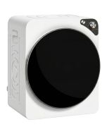 Secadora de ropa 49x43x61 cm pcm, acero inoxidable color blanco Homcom