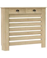 Cubre radiadore 111x19x95.5 cm mdf color marrón Homcom, hogar - decoración