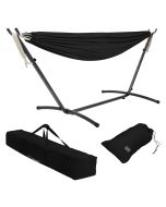 Hamaca xxl con soporte de acero silla negro coLGante