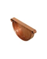 Tapa de canalón de pvc curvo color cobre 125 mm