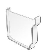 Tapa canalón blanco 120 mm