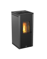 Estufa de pellet hermética Next 9kW gris Stove Canadian