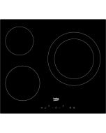 Vitrocerámica beko hic63402t 60 cm 3 zonas touch control