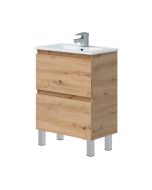 Mueble de baño Thea color roble 60x36cm
