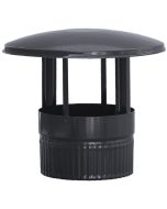 Sombrerete esmaltado negro ø 120