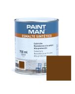 Esmalte sintético pardo satinado paintman 750 ml