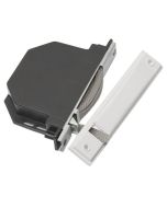 Recogedor de embutir para persiana cinta 14 mm gris 18 x 3,5 x 10,5 cm