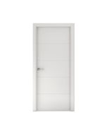 Puerta de Interior Ons blanca 82,5cm derecha con tapajuntas