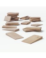 Bolsa 100 cuñas madera