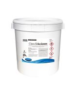 Cloro 5 Acciones 25 kg Tabletas 200 g